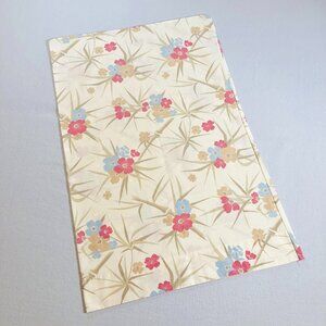 Vintage WABASSO Floral Pillowcase- SINGLE: Raspberry Pink & Glacier Blue Wildflo
